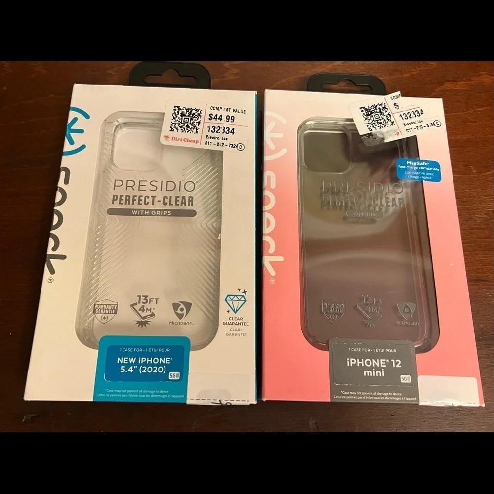 Two Phone cases for IPhone 12 Mini by Speck 70% Off!